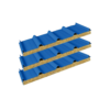 主图12 glass wool panel High-Density Glass Wool Sandwich Panel | Sound Insulation & Thermal Insulation A1 Fire Rated