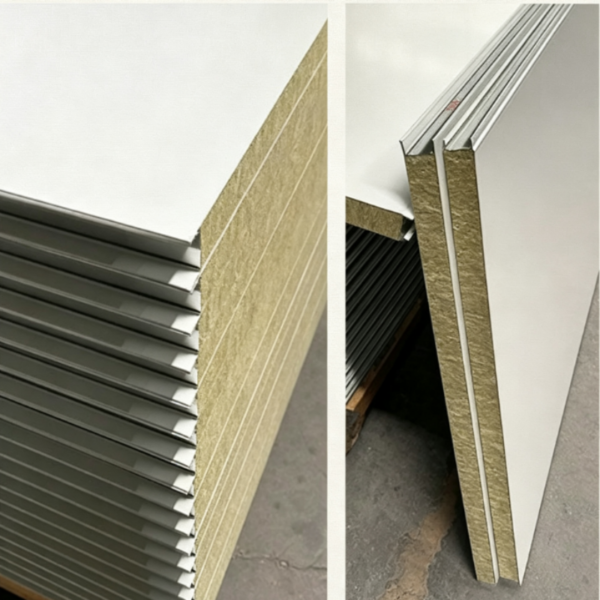 Rock Wool Sandwich Panel | Class A Fireproof Exterior Wall Insulation Board
