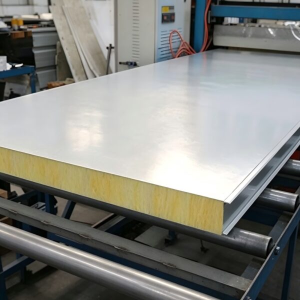 主图3 glass wool panel High-Density Glass Wool Sandwich Panel | Sound Insulation & Thermal Insulation A1 Fire Rated
