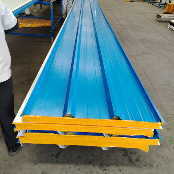 主图4 glass wool panel High-Density Glass Wool Sandwich Panel | Sound Insulation & Thermal Insulation A1 Fire Rated